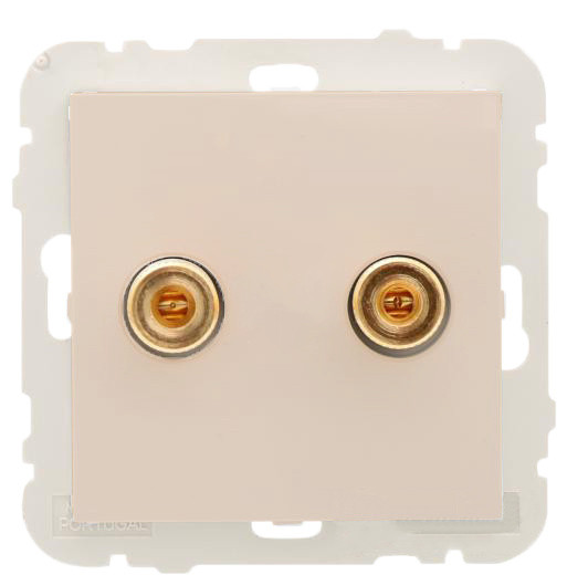 Стереоорозетка Logus 21220 TMF (бежевый)