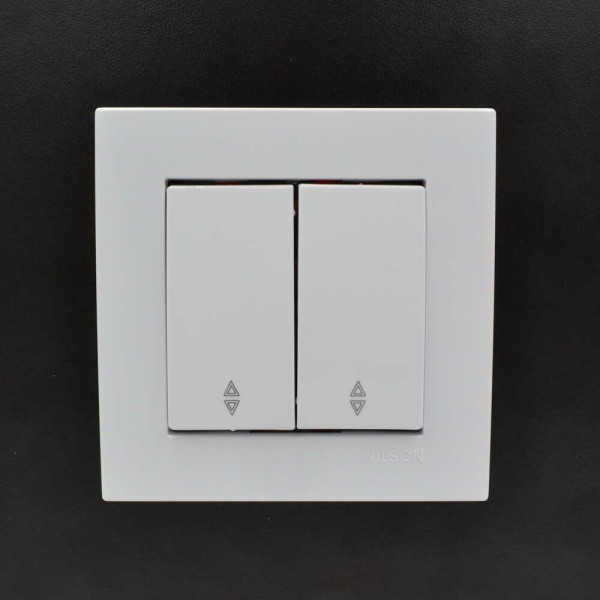 Вимикач Nilson Moda білий 2кл прохідний ( 21112009 ) - фото №3