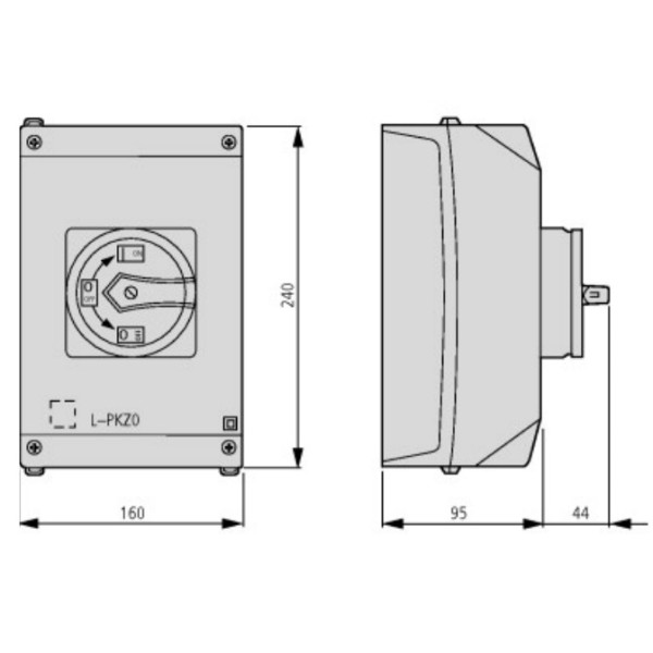 Перемикач Eaton Moeller 207348 P3-63/I4/SVB/HI11 - фото №1