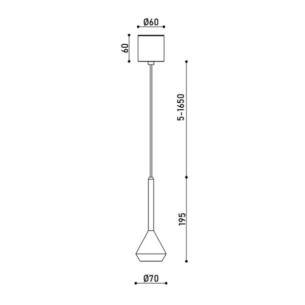 Подвесной светильник, люстра Kloodi PE-BONNY195 5W 3K 24D WH LED 350Lm IP20 белый - фото №3