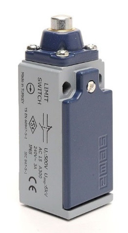 Кінцевий вимикач EMAS L51K13PUM211 з металевою консоллю та сталевим плунжером