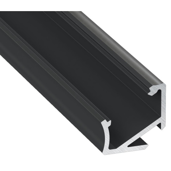 Профіль для світлодіодної стрічки Lumines H чорний