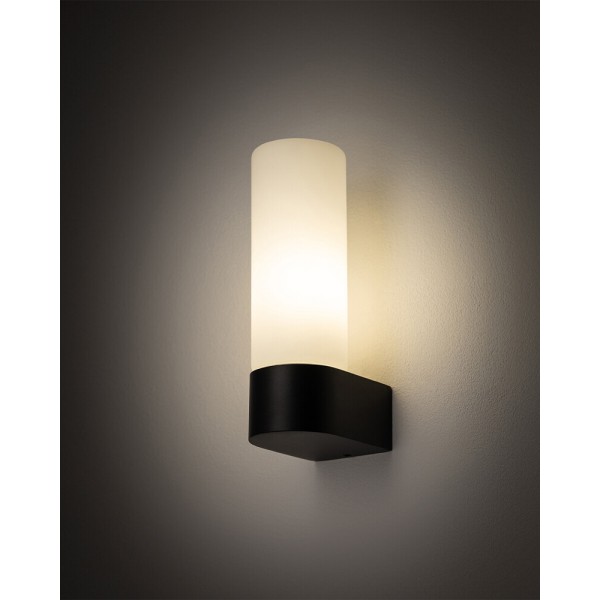 Бра для ванной, светильник Nowodvorski 10725 Natalie G9 1x10W IP44 черный - фото №1