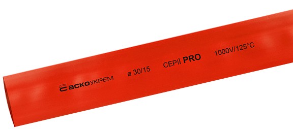 Термозбіжна трубка Аско-Укрем PRO Ø 30,0/15,0 червона (A0150040586)