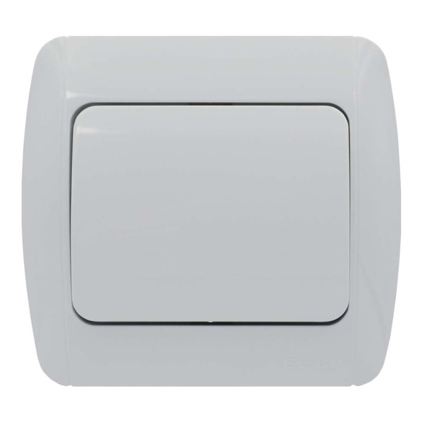 Выключатель ELBI ZIRVE Fixline белый 1кл ( 501-010201-200 )