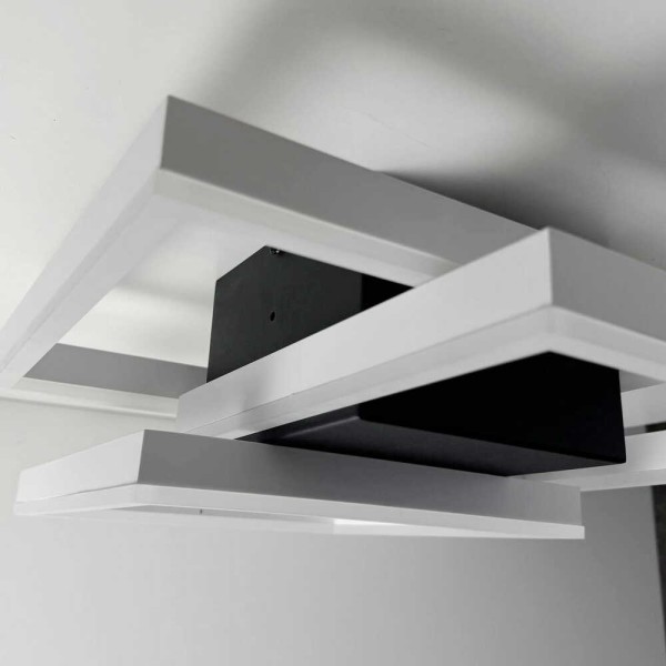 Светильник LED smart RAFAEL+пульт 100W 3000-5000K IP20 прямоугольный бело-черный Violux ( 220905 ) - фото №3