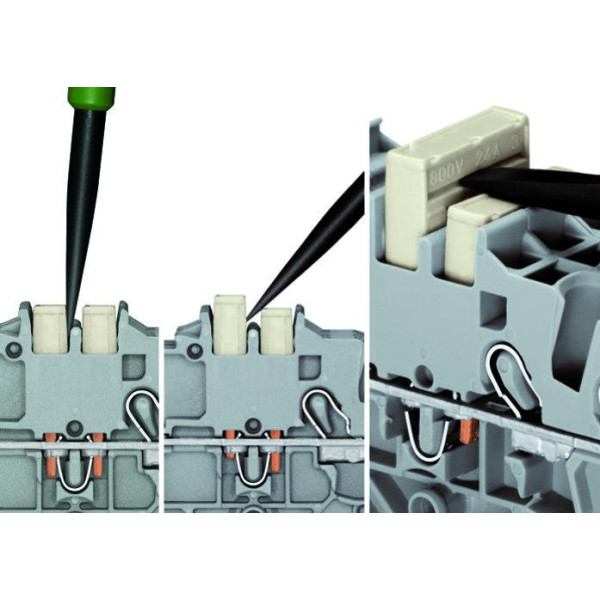 2-контактна перемичка Wago 2016-402 Topjob S 21,4мм² 76А - фото №1