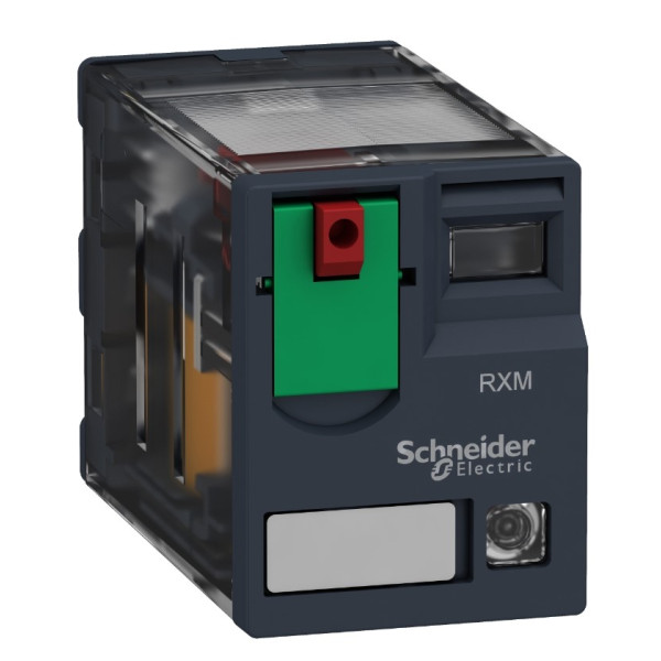 Миниатюрное реле Schneider Electric RXM4AB2P7 4CO 230В с LED и блокируемой тестовой кнопкой