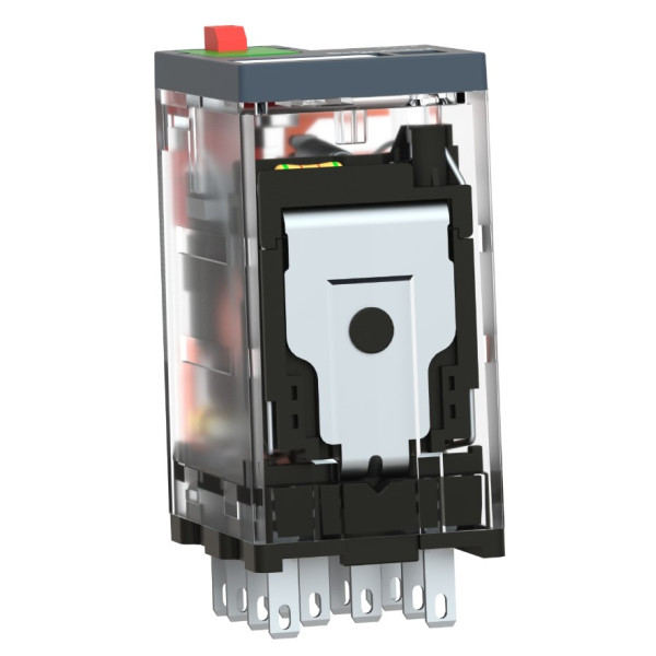 Миниатюрное реле Schneider Electric RXM4AB2P7 4CO 230В с LED и блокируемой тестовой кнопкой - фото №2