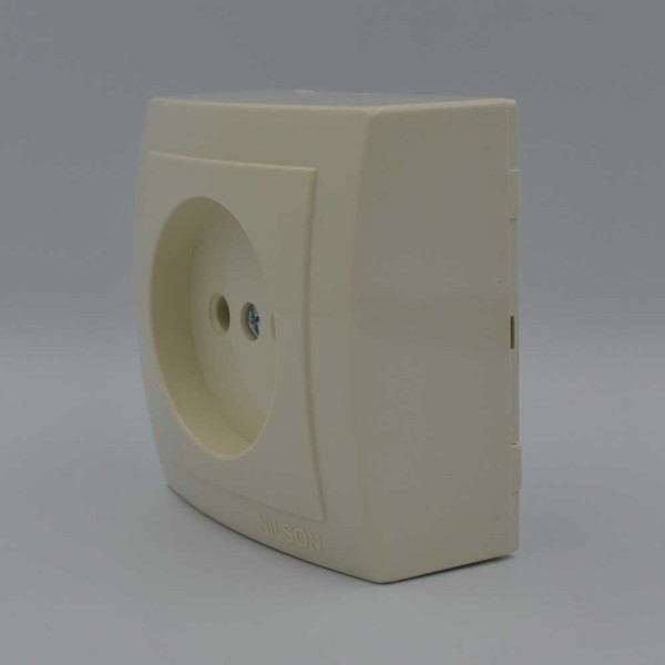 Розетка Nilson Themis кремовая 1-я без заземления ( 26121015 ) - фото №2