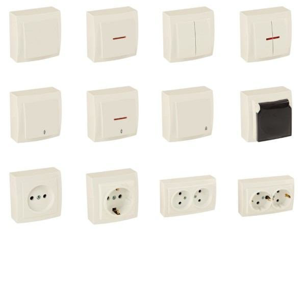 Розетка Nilson Themis кремовая 1-я без заземления ( 26121015 ) - фото №4