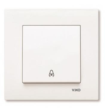 Кнопка дзвінка біла VIKO Karre