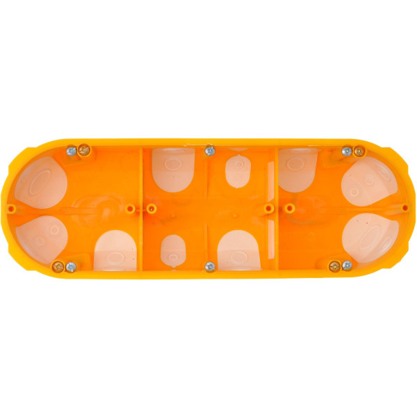 Коробка під розетку Kopos KPL 64-50/3LD на 3 місця - фото №1