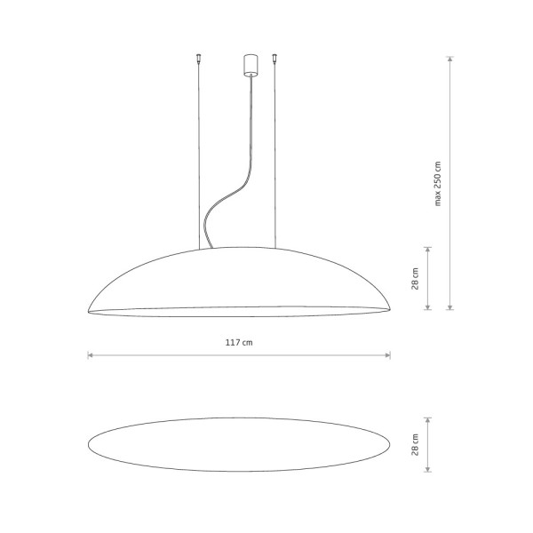 Подвесной светильник, люстра Nowodvorski 7926 Canoe E27 5x25W IP20 черный - фото №1