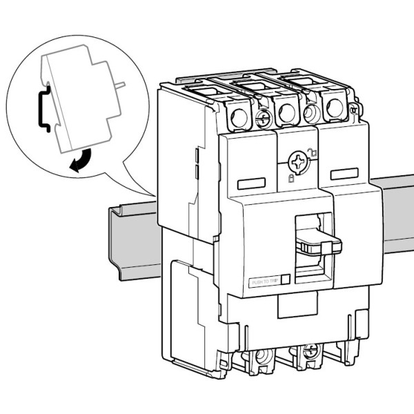 Автоматический выключатель Hager HDA161L x160 In=160А 4P 18кА - фото №1