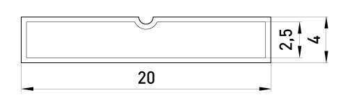 З'єднувальна кабельна гільза E.Next e.tube.stand.gty.2.5 луджена мідна (s041002) - фото №1
