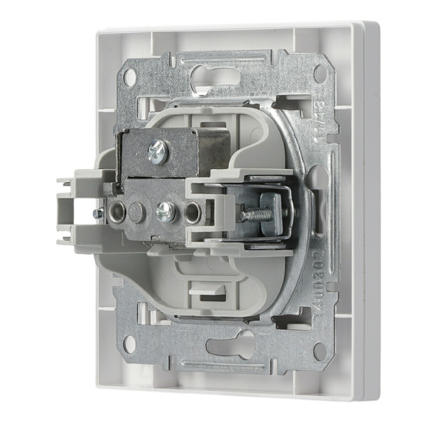 Розетка SAT оконечная белая Asfora, EPH3700121 - фото №3