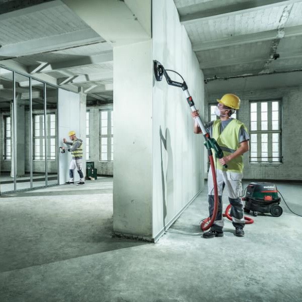 Шлифователь потолков и стен Metabo LSV 5-225 500 Вт 1000-1650 об/мин 225мм шлифнасадки LED (600136000) - фото №2