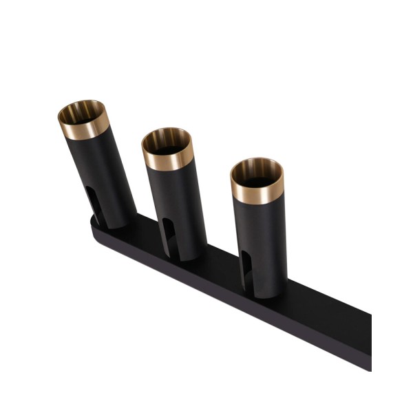 Светильник поворотный, спот Goldlux 326027 Fado GU10 5x10W IP20 черный - фото №3