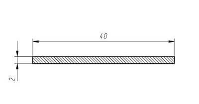 Полоса монтажная для ЛСБ40 (ПМ) - фото №1