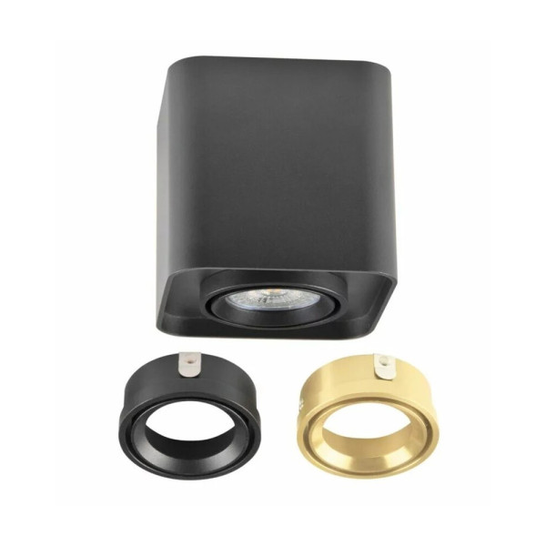 Точечный светильник Goldlux 325396 Xeno GU10 1x10W IP20 Bk - фото №2