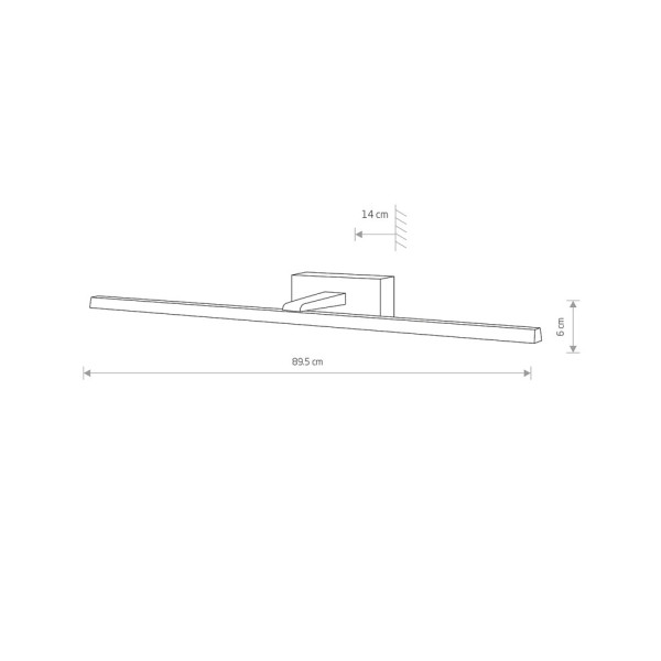 Світильник Nowodvorski 310284 Van Gogh L LED 1x18W 3000K 650Lm IP20 Bl - фото №1