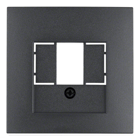 Накладка для гучномовців/USB розеток, антрацит Berker B.3/B.7