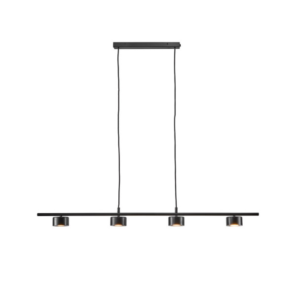 Подвесной светильник, люстра Nordlux 2010813003 Clyde LED 4x16W 2700K 350Lm IP20 черный