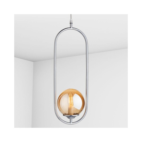 Підвісний світильник, люстра Imperium Light 257145.09.23 Twins E14 1x40W IP20 Хром - фото №1