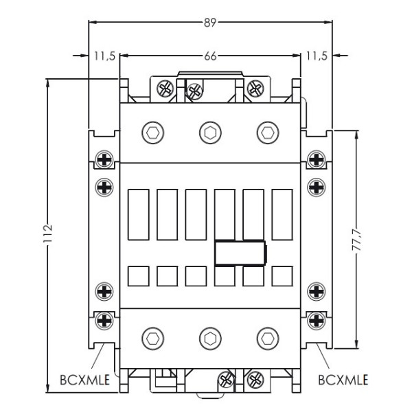 Контактор ETI CEM 80.11/AC230V - фото №10