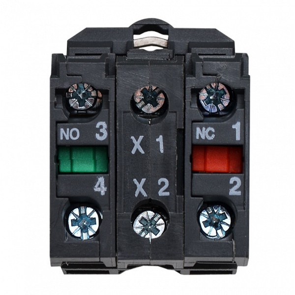 Кнопка Аско-Укрем TB5-AW35M5 з підсвічуванням жовта (A0140010175) - фото №1