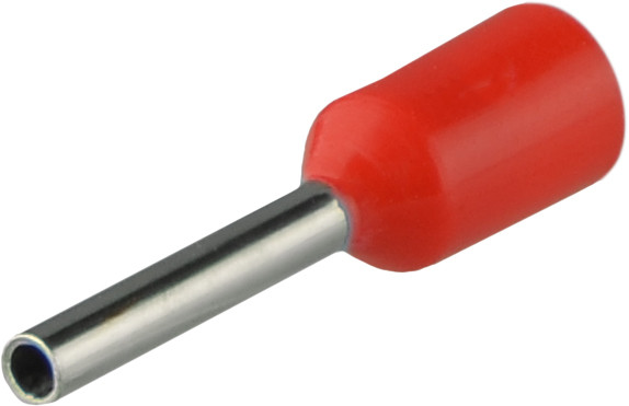Наконечник Аско-Укрем НТ 0,5-08 изолированный красный 100шт (A0060010044)