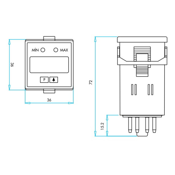 Амперметр Emas RDA1A - фото №7