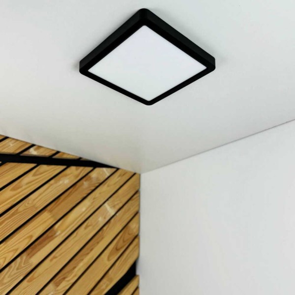 Світильник LED MILLENNIUM 20W 5000K квадрат чорний Violux ( 352220 )