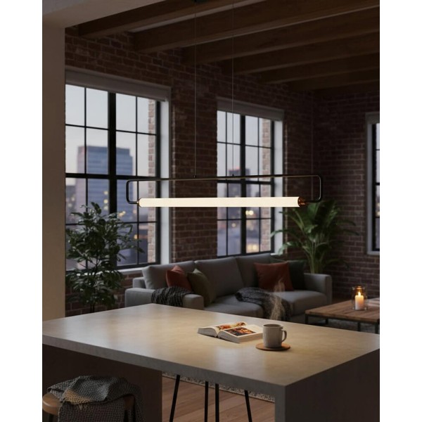 Подвесной светильник, люстра Goldlux 334015 Felicja LED 1x30W 4000K 4600Lm IP20 черный - фото №1