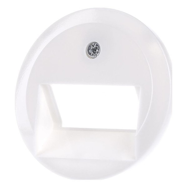 Центральна панель для подвійної комунікаційної розетки полярна білизна Berker 1930 - фото №1