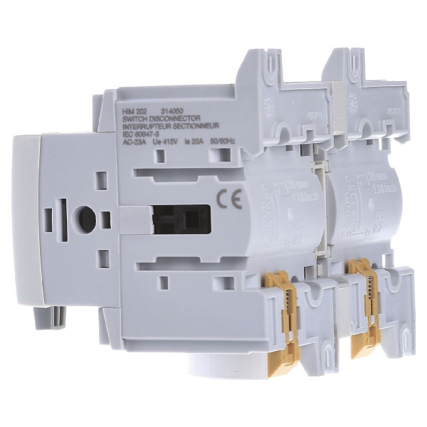 Перемикач Hager HIM302 I-0-II 20А 400/690В 3P 5м - фото №2