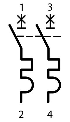 Модульный автоматический выключатель E.Next e.mcb.pro.60.2.B 2р 4А В (p041035) - фото №2