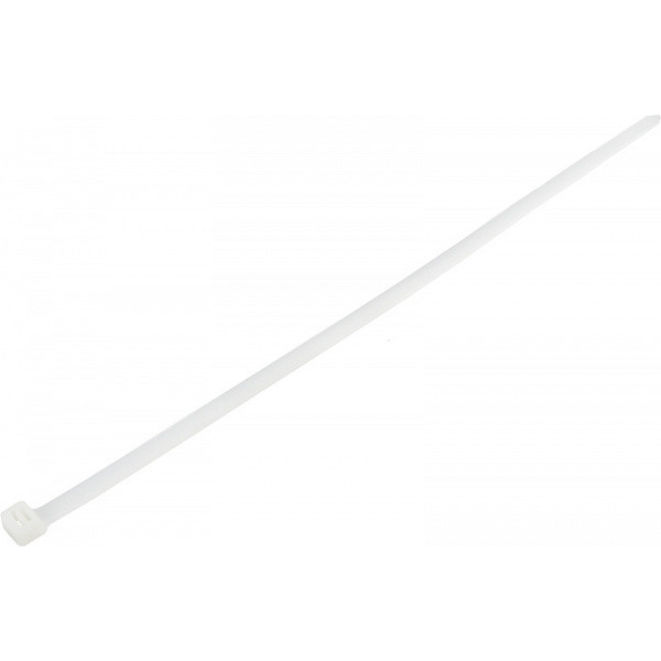 Нейлоновий хомут Аско-Укрем 5x200 білий (100шт)