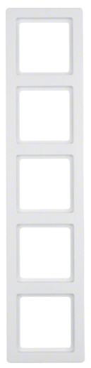 Рамка 5-місна полярна білизна Berker Q.1