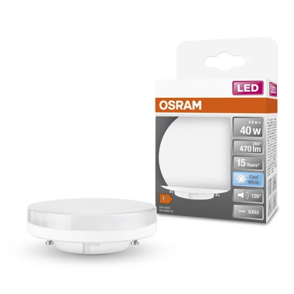 Світлодіодна лампа Osram LED GX53 40 120 4,9Вт/840 GX53 6х1 - фото №2