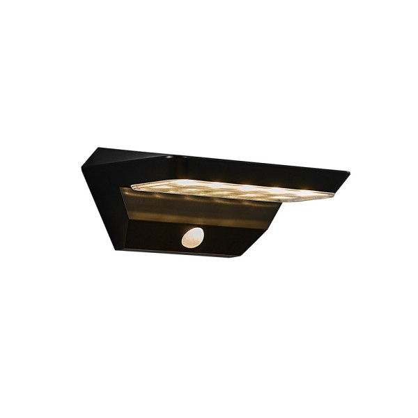 Вуличний світильник на сонячній батареї Nordlux 2118221003 Agena LED 1x5W 3000K 400Lm IP44 чорний