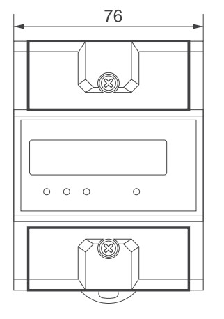 Трехфазный электрический счётчик WZE-3, 80A - фото №3