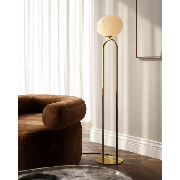 Торшер Nordlux 2120074035 Shapes E27 1x15W IP20 латунний - фото №1