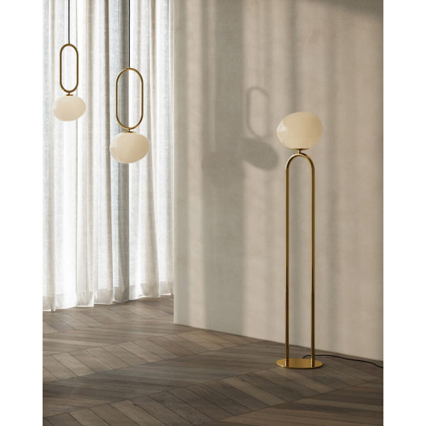 Торшер Nordlux 2120074035 Shapes E27 1x15W IP20 латунний - фото №2