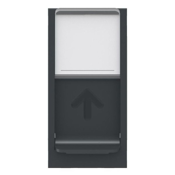 Накладка для розетки RJ45 Schneider Electric NU941054 з полем для напису 1М (антрацит) - фото №1