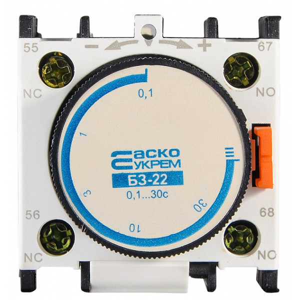 Приставка витримки на включення Аско-Укрем БЗ-22 LA2-DТ2 для серій ПМ1...ПМ4 та КМ (A0040050005)