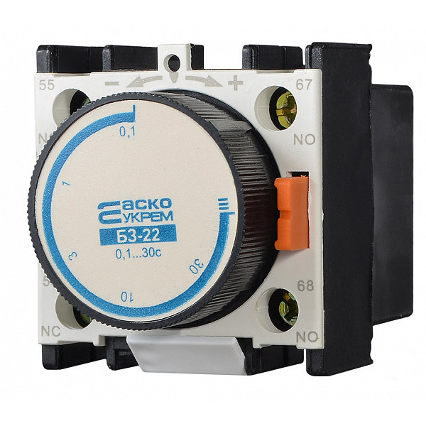 Приставка витримки на включення Аско-Укрем БЗ-22 LA2-DТ2 для серій ПМ1...ПМ4 та КМ (A0040050005) - фото №1