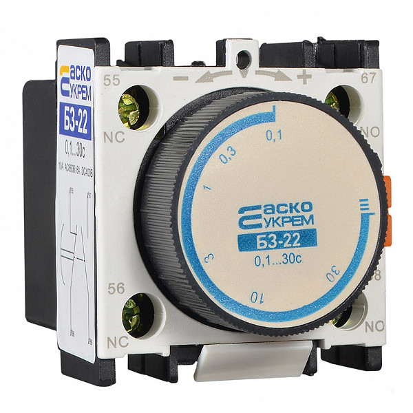 Приставка витримки на включення Аско-Укрем БЗ-22 LA2-DТ2 для серій ПМ1...ПМ4 та КМ (A0040050005) - фото №2