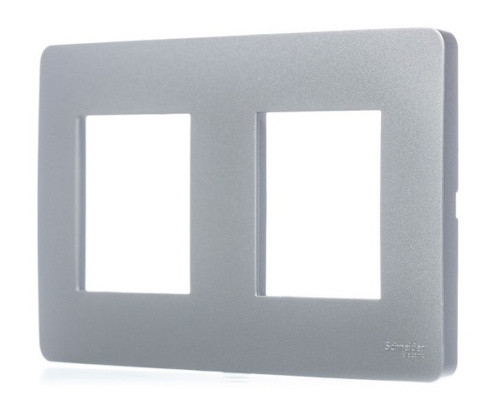 Двопостова рамка Schneider Electric NU200430 (алюміній) - фото №2